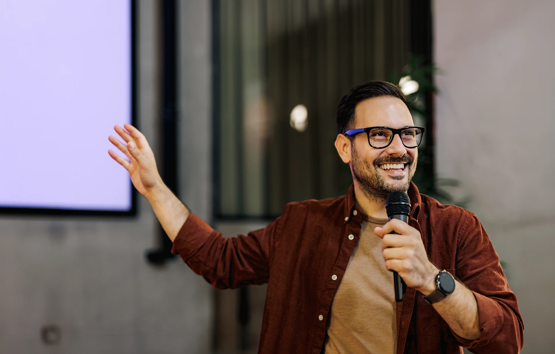 christian minister during his sermon