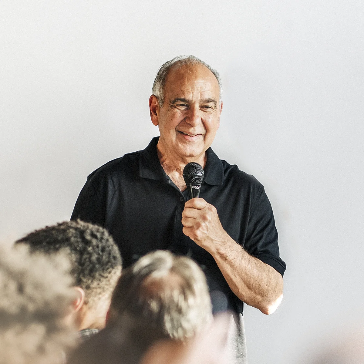 seasoned male pastor nearing retirement age
