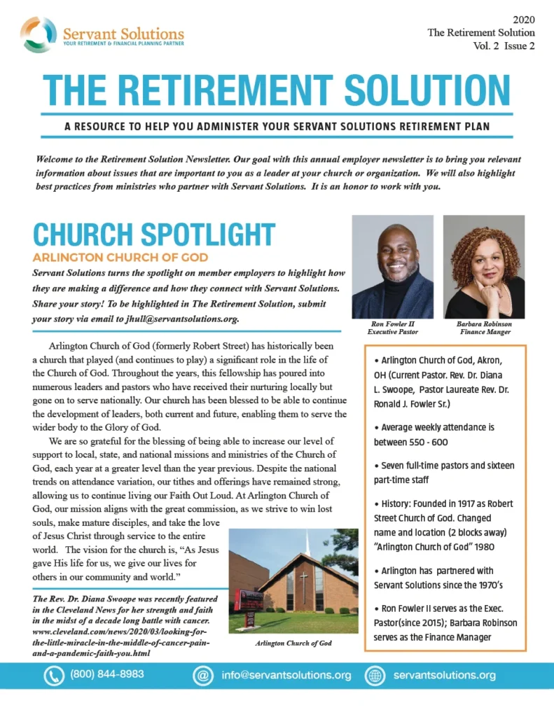 the retirement solution newsletter